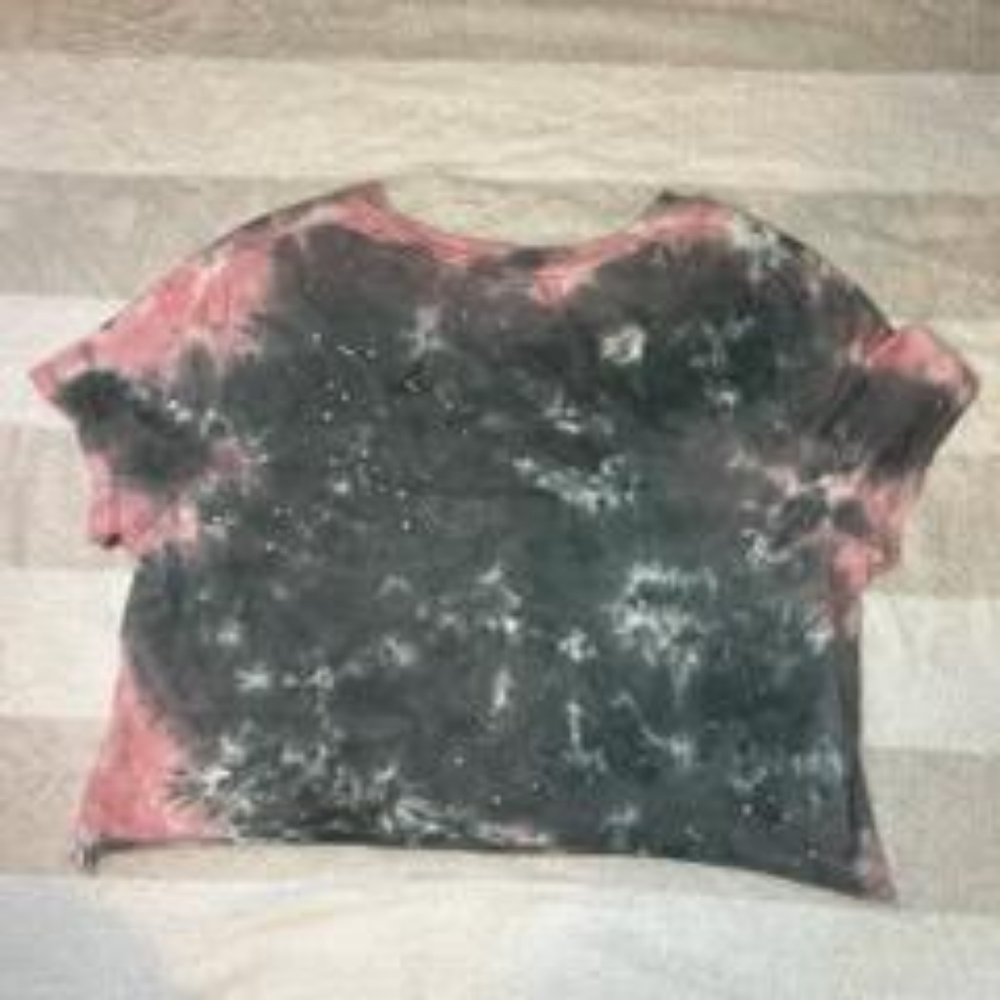 Womens crop top Tie-Dye tee
